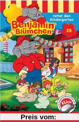 Benjamin Bluemchen - Folge 28: rettet den Kindergarten [Musikkassette] [Musikkassette] von Benjamin Blümchen