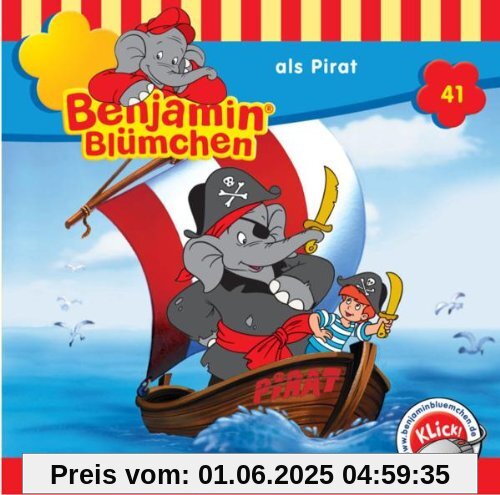 Benjamin Blümchen - Folge 41: als Pirat [Audio-CD] von Benjamin Blümchen