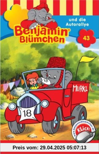 Benjamin Bluemchen - Folge 43: Die Autorallye [Musikkassette] [Musikkassette] von Benjamin Blümchen
