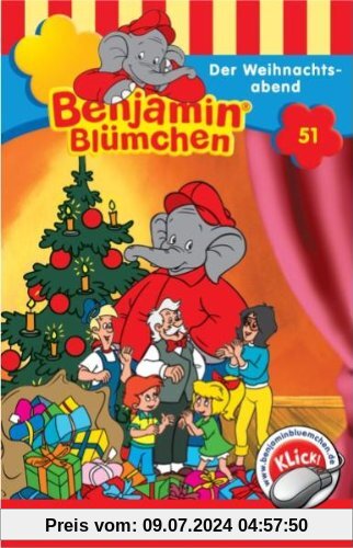 Benjamin Bluemchen - Folge 51: Der Weihnachtsabend [Musikkassette] [Musikkassette] von Benjamin Blümchen