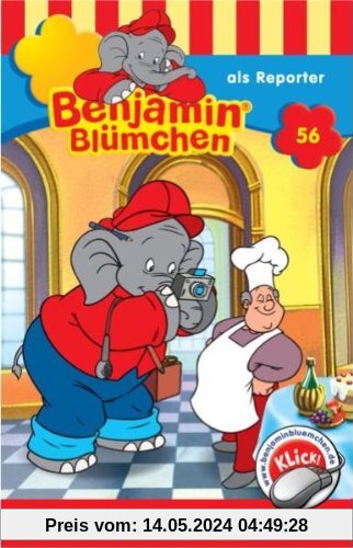 Benjamin Blümchen - Folge 56: als Reporter [Musikkassette] von Benjamin Blümchen