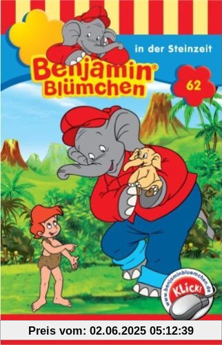 Benjamin Blümchen - Folge 62: in der Steinzeit [Musikkassette] von Benjamin Blümchen