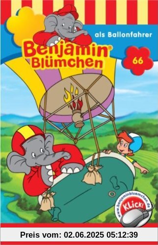 Benjamin Blümchen - Folge 66: als Ballonfahrer [Musikkassette] von Benjamin Blümchen