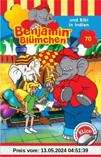 Benjamin Bluemchen - Folge 70: Benjamin und Bibi In Indien [Musikkassette] [Musikkassette] von Benjamin Blümchen