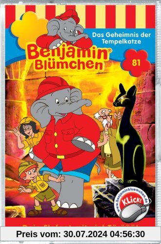Benjamin Bluemchen - Folge 81: Das Geheimnis der Tempelkatze [Musikkassette] [Musikkassette] von Benjamin Blümchen