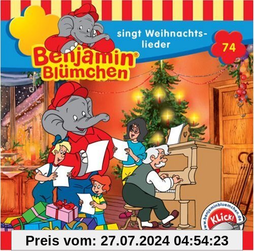 CD Benjamin Blümchen 74 - singt Weihnachtslieder von Benjamin Blümchen