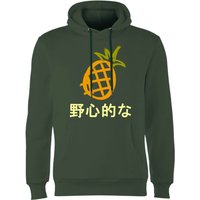 Benji Pineapple Hoodie - Forest Green - XL von Benji