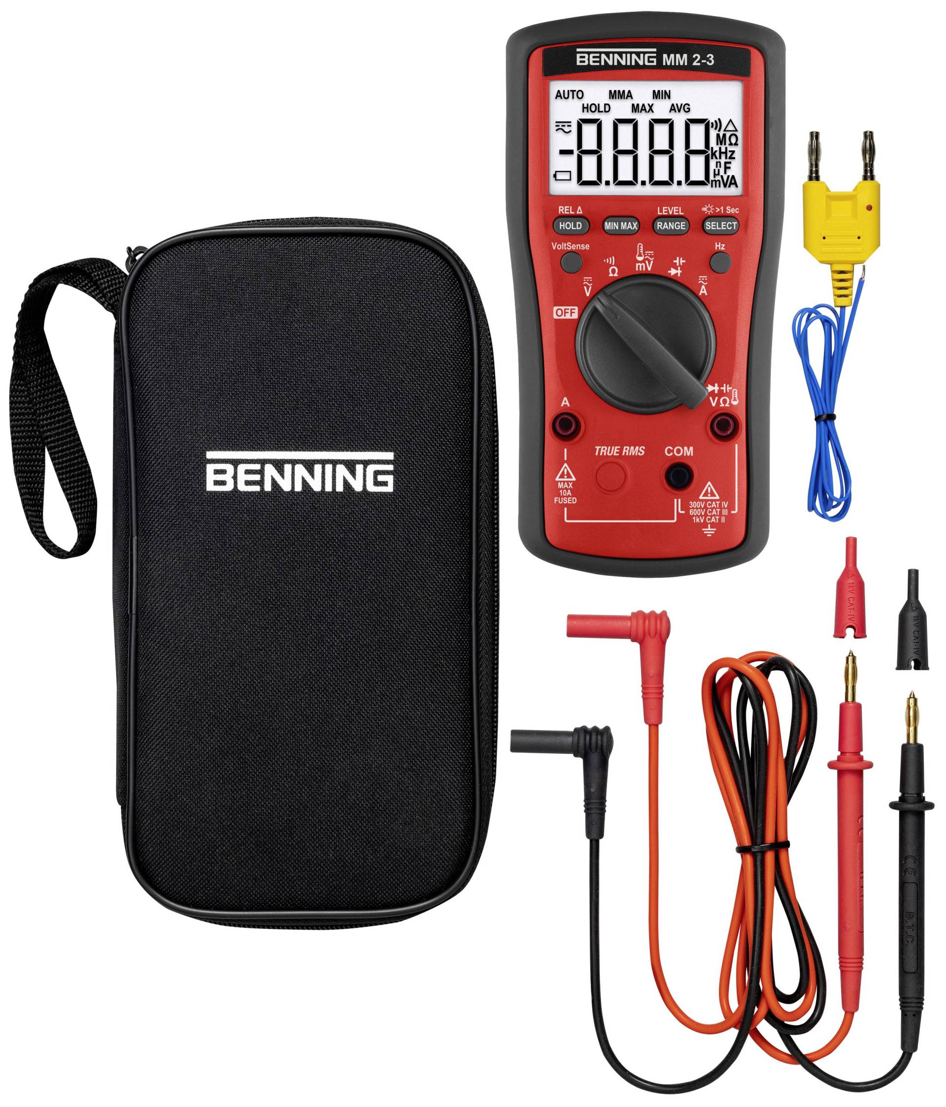 Benning Dig.-Multimeter TRMS MM 2-3 1000V 10A 044693 Benning Dig.-Multimeter TRMS MM 2-3 1000V 10A 044693 von Benning Elektrotechnik