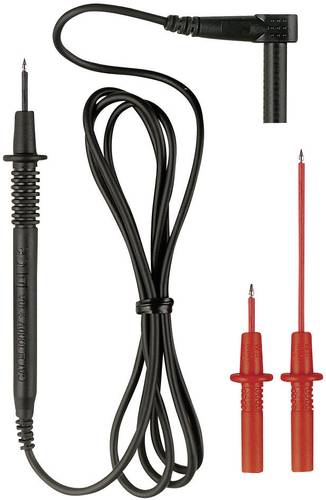 Benning 044119 Sicherheits-Messleitungs-Set [Lamellenstecker 4mm - Prüfspitze] 1.00m Schwarz 1St. von Benning