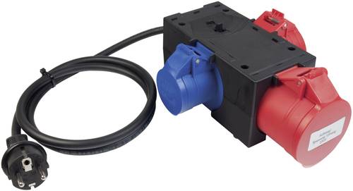 Benning 044147 Messadapter Schutzkontakt-Stecker - CEE-Cara-Kupplung, CEE-Kupplung Rot, Blau Benning 044147 Messadapter Schutzkontakt-Stecker - CEE-Cara-Kupplung, CEE-Kupplung Rot, Blau von Benning