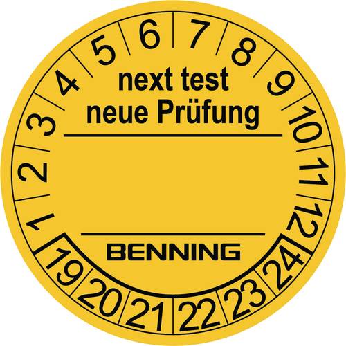 Benning 756212 Gelb (Ø) 30mm 30mm 300St. von Benning