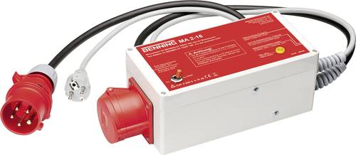 Benning MA 2-16 Messadapter Schutzkontakt-Stecker - CEE-Cara-Kupplung Rot Benning MA 2-16 Messadapter Schutzkontakt-Stecker - CEE-Cara-Kupplung Rot von Benning