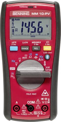 Benning MM 10-PV Hand-Multimeter digital Datenlogger CAT IV 600V Anzeige (Counts): 6000 von Benning