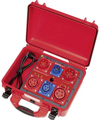 Benning Messadapter CEE-Kupplung 16 A 3polig, CEE-Kupplung 32 A 5polig, CEE-Kupplung 16 A 5polig, CEE-Stecker 16A 3-Polig, CEE-Stecker 16 A 5polig, CEE-Stecker 32 A (044159) von Benning