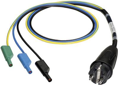 Benning Messadapter [ Schutzkontakt-Stecker - Lamellenstecker 4 mm] berührungssicher Messadapter Schutzkontaktstecker - (044142) von Benning