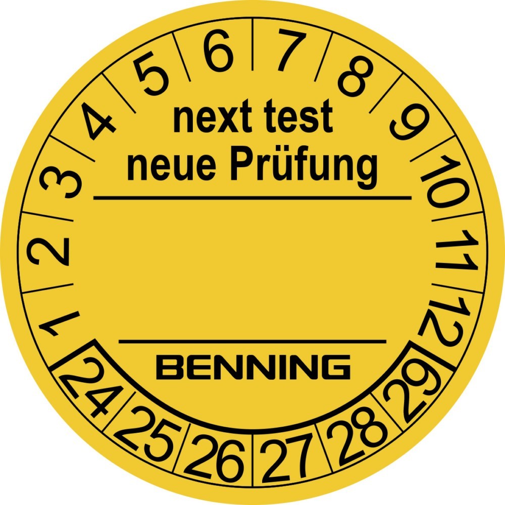 Benning Prüfplaketten 756212(VE300) von Benning