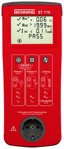 Benning ST 710 Gerätetester VDE-Norm 0701-0702 von Benning