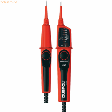Benning Spannungsprüfer Duspol 50261 analog zweipolig schwarz/rot Benning Spannungsprüfer Duspol 50261 analog zweipolig schwarz/rot von Benning