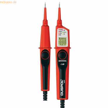 Benning Spannungsprüfer Duspol digital 50263 zweipolig rot/schwarz von Benning