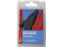 Benning TA 1 Sicherheits-Krokodilstecker-Set Stecker 4 mm CAT III 1000 V Rot, Schwarz von Benning