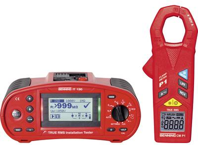 Benning TRMS Installationsprüfgerät IT 130 + digitale Stromzange CM P1 VDE-Prüfgerät (TRMS Installationsprüfgerät Benning IT 130 + digitale Stromzange CM P1) von Benning