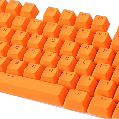 Benoon Tastenkappen, 106 Tasten, PBT-Tastenkappen, einfarbig, Ersatz für mechanische Tastatur, Orange von Benoon