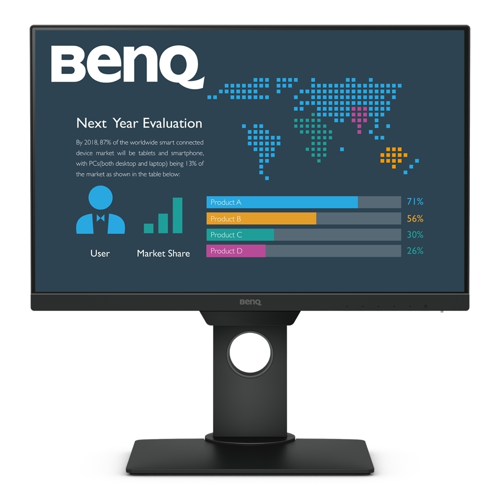 BenQ BL2381T Business Monitor - IPS, 1920 x 1200 (WUXGA), 16:10 Höhenverstellung 140mm| Pivotfunktion von Benq