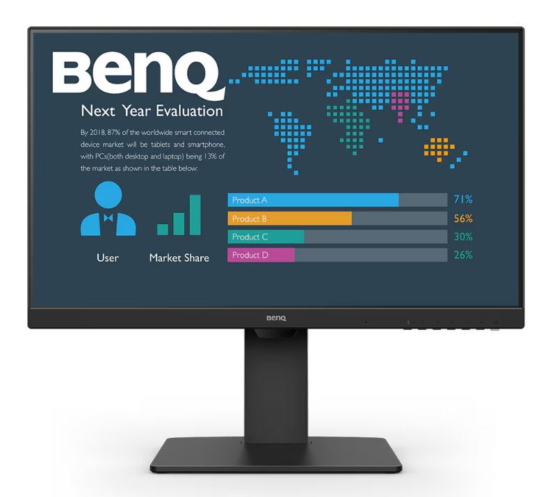 BenQ BL2786TC 68,58cm (27) FHD IPS Monitor 16:9 1xHDMI/1xDP 100Hz schwarz [Energieklasse E] (9H.LMPLB.QBE) von Benq