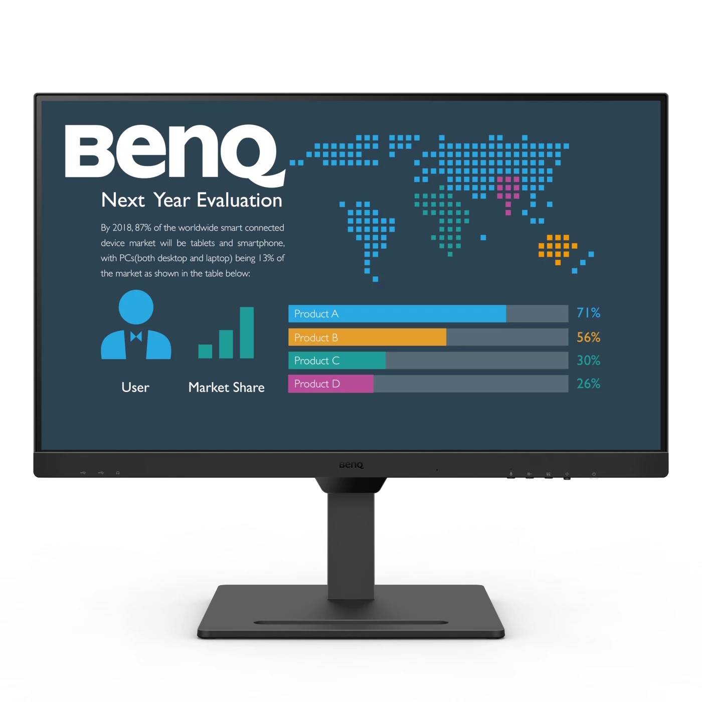 BenQ BL3290QT Business Monitor - WQHD, HDMI-,USB-C Deliv B-Ware USB-C Delivery 65Watt von Benq