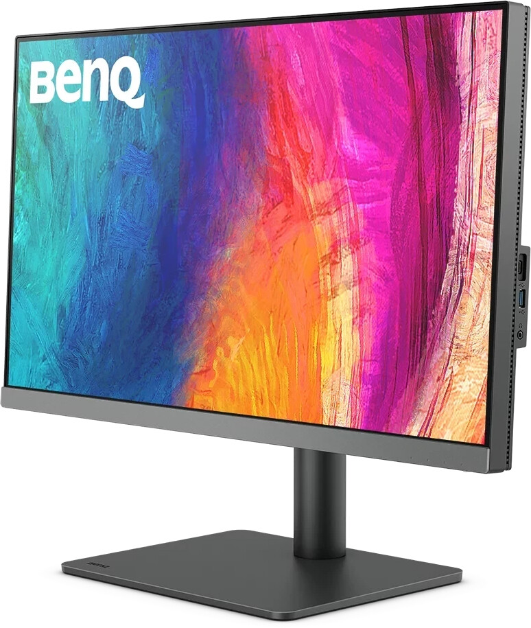BenQ PD2706U 27 Zoll  3.840 x 2.160 Pixel  60 Hz  IPS  16:9  Reaktionszeit 5 ms  1.200:1  Pixeldichte 163 ppi  Helligkeit 350 cd/m²  HDMI  Display Port  USB-C  90 W USB-C Power Delivery  mit Lautsprecher [Energieklasse G] (9H.LLJLB.QEE) von Benq