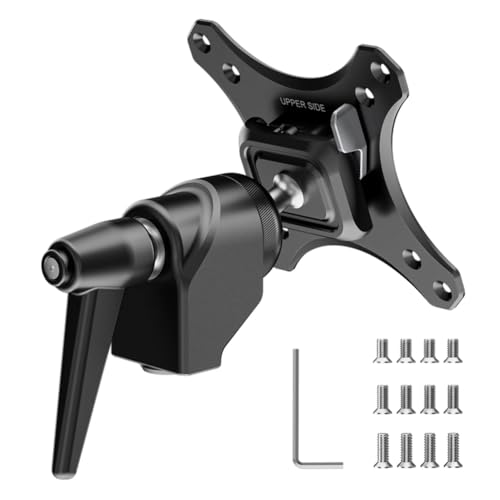 Benssey MA016 Monitor Mount Adapter Arca Schnellwechselplatte 360° Drehbare Kugelköpfe Monitor-Rückwandhalterung Lichtständeradapter von Benssey