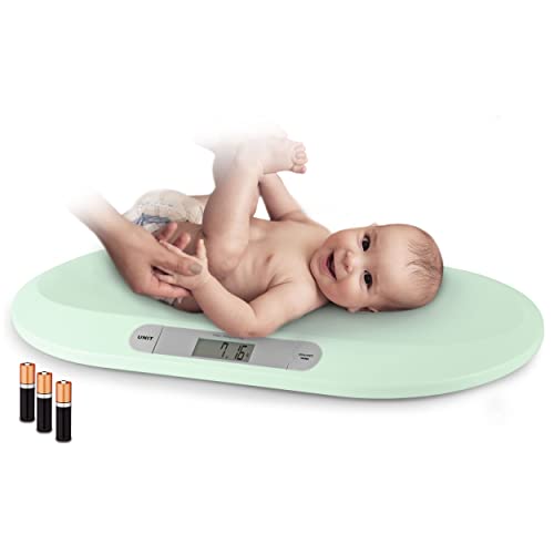 BERDSEN Babywaage Gewicht, Präzise, bis zu 20 kg, Messwertspeicher, Stabil, Sicher, Inklusive Batterien, Kg/Lb/Oz, Farbe Mint BERDSEN Babywaage Gewicht, Präzise, bis zu 20 kg, Messwertspeicher, Stabil, Sicher, Inklusive Batterien, Kg/Lb/Oz, Farbe Mint von Berdsen