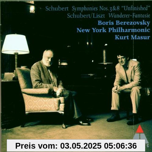 Schubert: Sinfonien 3 und 8 / Wanderer-Fantasie von Berezovsky