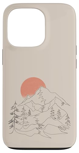 Hülle für iPhone 13 Pro Retro Berg Himmel und See Beige Hülle für iPhone 13 Pro Retro Berg Himmel und See Beige von Berge Designs & Geschenkideen