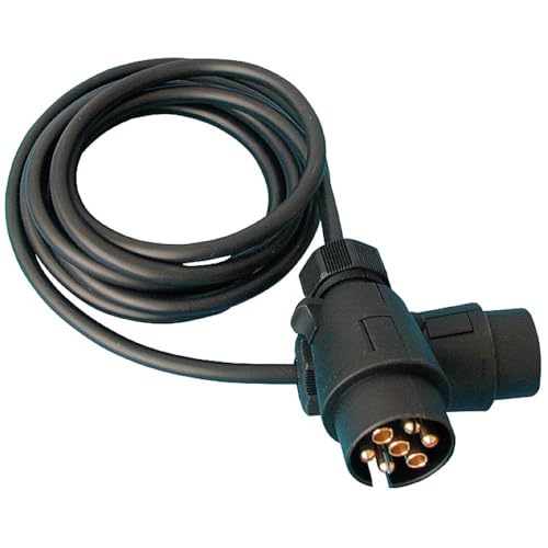 Berger + Schröter Verbindungskabel 3m mit 2 x Stecker für Auto, Anhänger, Wohnwagen 7 polig Berger + Schröter Verbindungskabel 3m mit 2 x Stecker für Auto, Anhänger, Wohnwagen 7 polig von Berger & Schröter