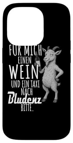 Ein Wein und ein Taxi nach Bludenz Wandern Voralberg Hülle für iPhone 14 Pro Ein Wein und ein Taxi nach Bludenz Wandern Voralberg Hülle für iPhone 14 Pro von Bergliebe Shirt Wanderlust Hüttengaudi Österreich