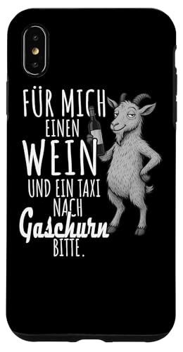 Ein Wein und ein Taxi nach Gaschurn Wandern Voralberg Hülle für iPhone XS Max Ein Wein und ein Taxi nach Gaschurn Wandern Voralberg Hülle für iPhone XS Max von Bergliebe Shirt Wanderlust Hüttengaudi Österreich