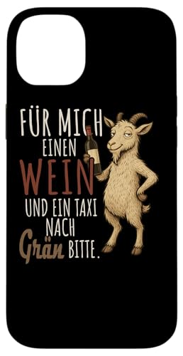 Ein Wein und ein Taxi nach Grän Wandern Tirol Hülle für iPhone 14 Plus Ein Wein und ein Taxi nach Grän Wandern Tirol Hülle für iPhone 14 Plus von Bergliebe Shirt Wanderlust Hüttengaudi Österreich