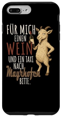 Ein Wein und ein Taxi nach Mayrhofen Wandern Tirol Hülle für iPhone 7 Plus/8 Plus Ein Wein und ein Taxi nach Mayrhofen Wandern Tirol Hülle für iPhone 7 Plus/8 Plus von Bergliebe Shirt Wanderlust Hüttengaudi Österreich