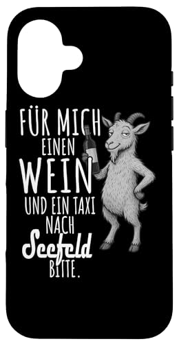 Ein Wein und ein Taxi nach Seefeld Wandern Tirol Hülle für iPhone 16 Ein Wein und ein Taxi nach Seefeld Wandern Tirol Hülle für iPhone 16 von Bergliebe Shirt Wanderlust Hüttengaudi Österreich