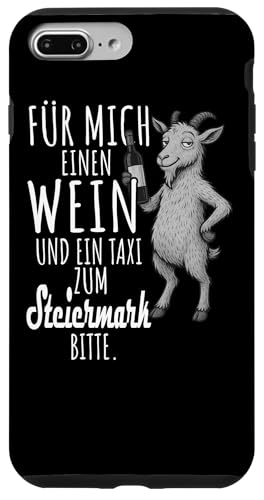 Ein Wein und ein Taxi zum Voralberg Wandern Berge Hülle für iPhone 7 Plus/8 Plus Ein Wein und ein Taxi zum Voralberg Wandern Berge Hülle für iPhone 7 Plus/8 Plus von Bergliebe Shirt Wanderlust Hüttengaudi Österreich