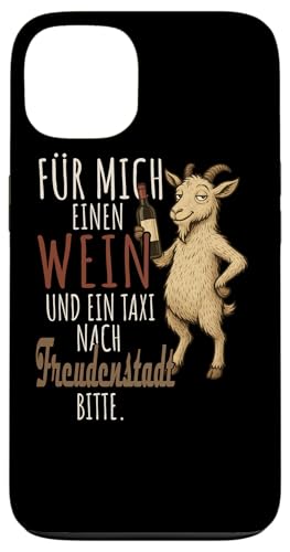 Ein Wein und ein Taxi nach Freudenstadt Wandern Schwarzwald Hülle für iPhone 13 von Bergliebe Shirt Wanderlust Hüttengaudi Schwarzwald