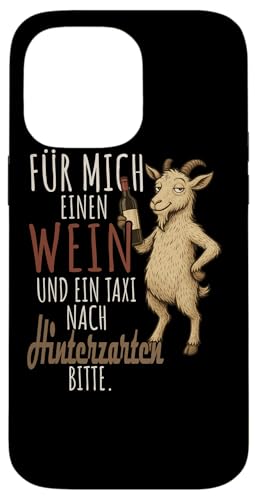 Ein Wein und ein Taxi nach Hinterzarten Wandern Schwarzwald Hülle für iPhone 14 Pro Max von Bergliebe Shirt Wanderlust Hüttengaudi Schwarzwald