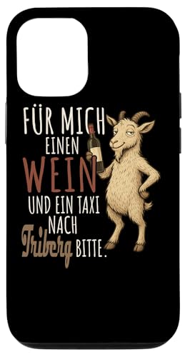 Ein Wein und ein Taxi nach Triberg Wandern Schwarzwald Hülle für iPhone 12/12 Pro von Bergliebe Shirt Wanderlust Hüttengaudi Schwarzwald
