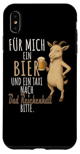 Ein Wein und ein Taxi nach Bad Reichenhall Bayerische Wald Hülle für iPhone XS Max von Bergliebe Shirt Wanderlust Hüttengaudi Wandern