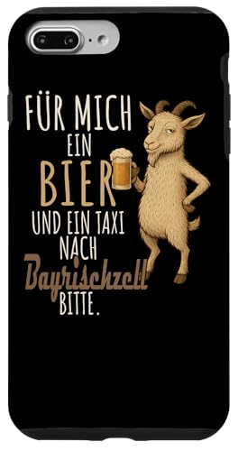 Ein Wein und ein Taxi nach Bayrischzell Wanderlust Berge Hülle für iPhone 7 Plus/8 Plus Ein Wein und ein Taxi nach Bayrischzell Wanderlust Berge Hülle für iPhone 7 Plus/8 Plus von Bergliebe Shirt Wanderlust Hüttengaudi Wandern