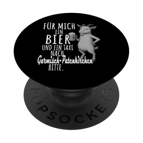 Ein Wein und ein Taxi nach Garmisch-Patenkrirchen Wanderlust PopSockets Klebender PopGrip Ein Wein und ein Taxi nach Garmisch-Patenkrirchen Wanderlust PopSockets Klebender PopGrip von Bergliebe Shirt Wanderlust Hüttengaudi Wandern