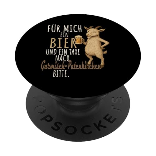 Ein Wein und ein Taxi nach Garmisch-Patenkrirchen Wanderlust PopSockets Klebender PopGrip Ein Wein und ein Taxi nach Garmisch-Patenkrirchen Wanderlust PopSockets Klebender PopGrip von Bergliebe Shirt Wanderlust Hüttengaudi Wandern