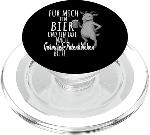Ein Wein und ein Taxi nach Garmisch-Patenkrirchen Wanderlust PopSockets PopGrip für MagSafe Ein Wein und ein Taxi nach Garmisch-Patenkrirchen Wanderlust PopSockets PopGrip für MagSafe von Bergliebe Shirt Wanderlust Hüttengaudi Wandern