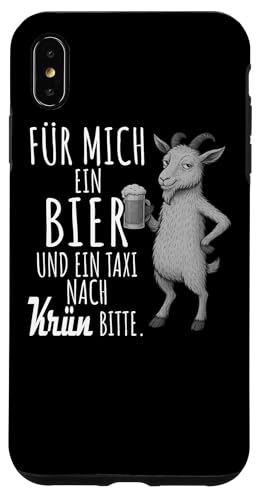 Ein Wein und ein Taxi nach Krün Wanderlust Berge Hülle für iPhone XS Max Ein Wein und ein Taxi nach Krün Wanderlust Berge Hülle für iPhone XS Max von Bergliebe Shirt Wanderlust Hüttengaudi Wandern